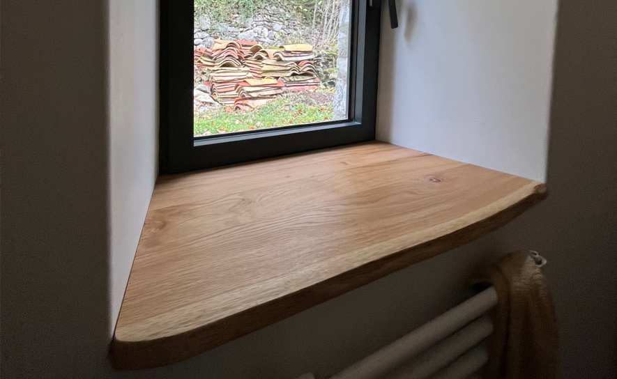 Portfolio Tablettes en chêne