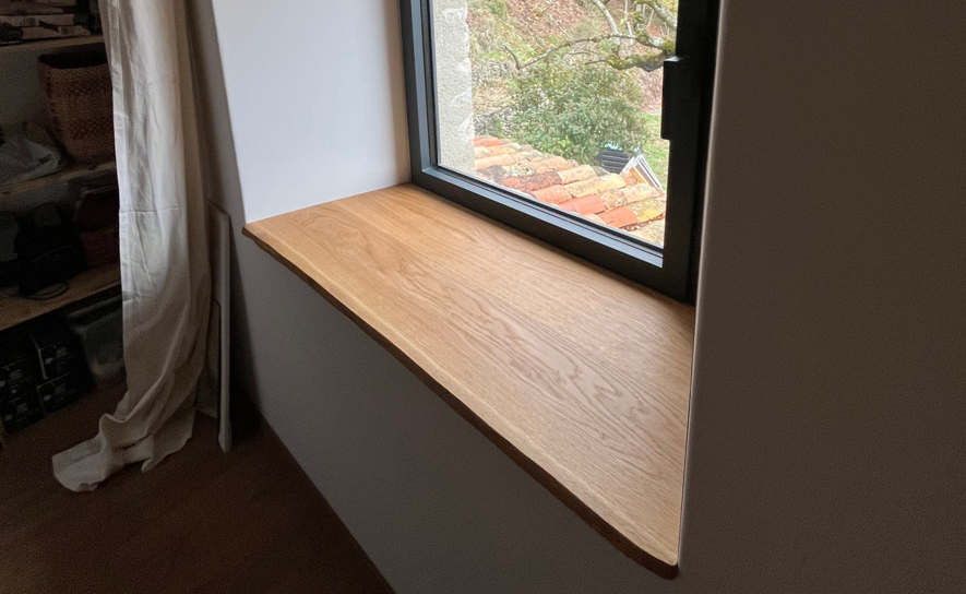 Portfolio Tablettes en chêne